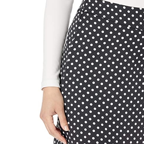 ‼️FINAL CALL‼️ Black PolkaDot A-Line Woven Skirt - Picture 2 of 7